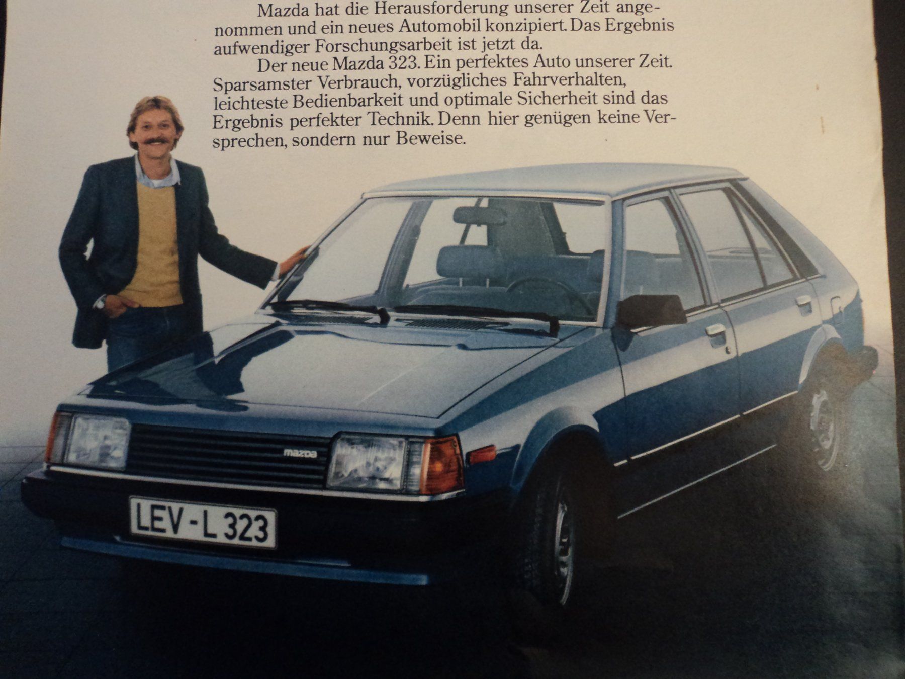 Mazda Documenti: Prospekt Werbung Mazda 323 – Usato da Schwarzenburg venduto da modelCARama