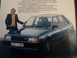 Prospekt Werbung Mazda 323
