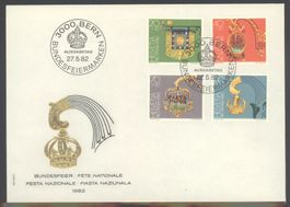 1982, Pro Patria, FDC
