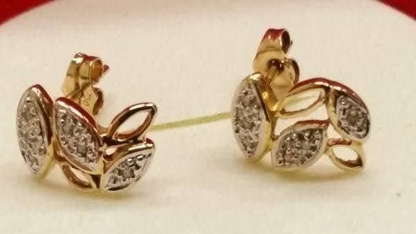 Orecchini pendenti & Orecchini a lobo: Gold 750(18k) mit Diamant – Usato da Adliswil venduto da prince65 2