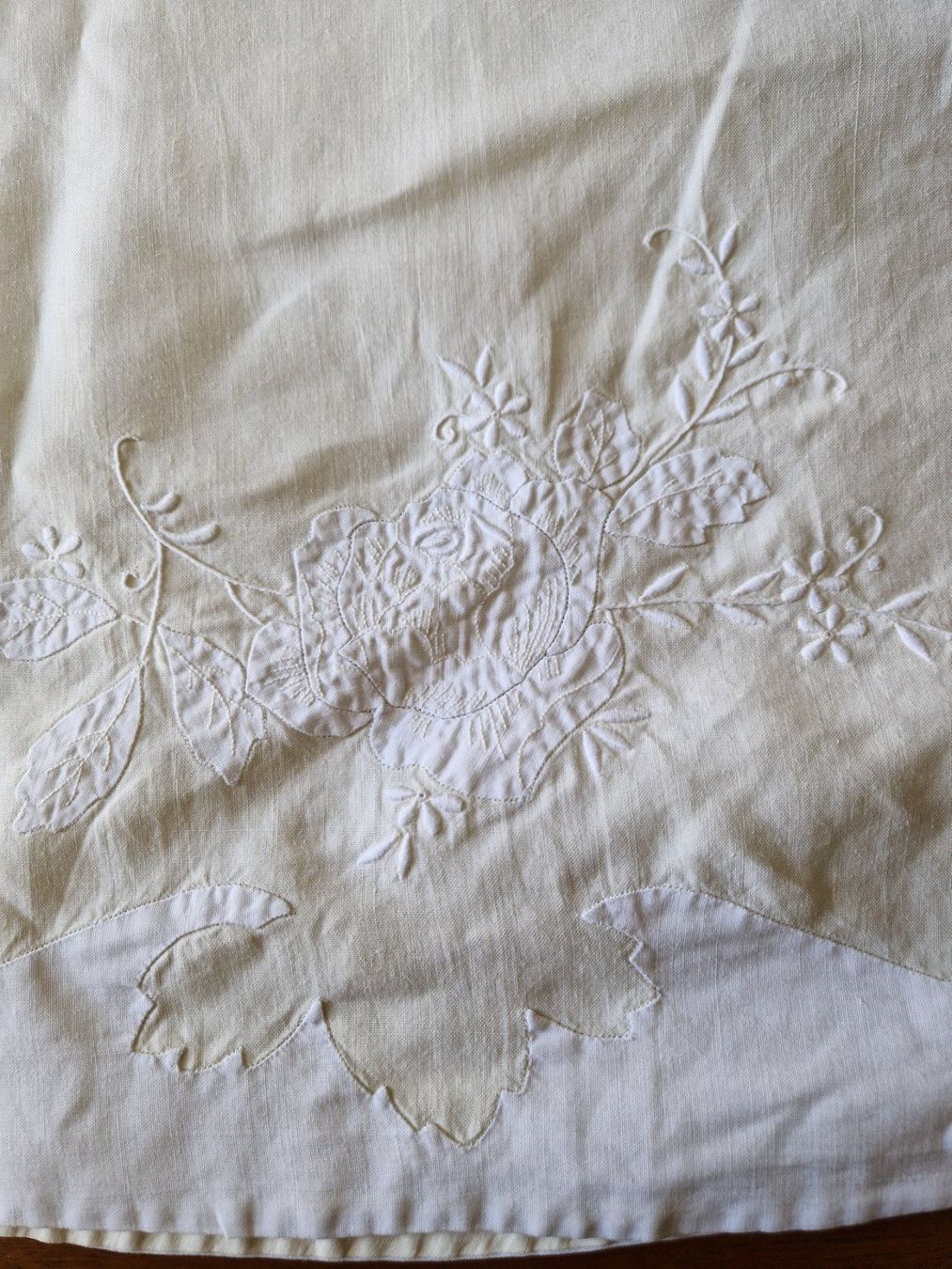 Altra biancheria da tavola: Tischdecke mit 12 Servietten / Oval – Usato da Bern venduto da Antikbatik 4