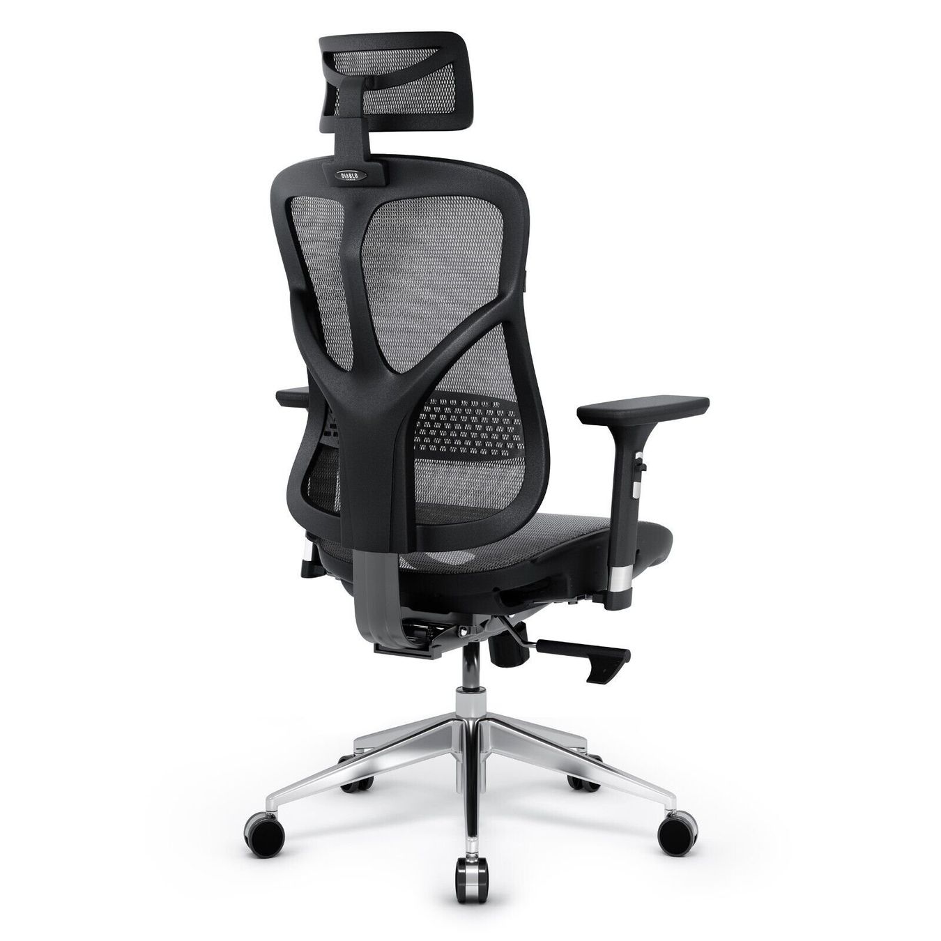 Sedie: Ergonomischer Schreibtischstuhl Diablo V-Basic Schwarz-Grau – Nuovo e nell'imballaggio originale da Wallenwil venduto da toesstal-vertrieb 3