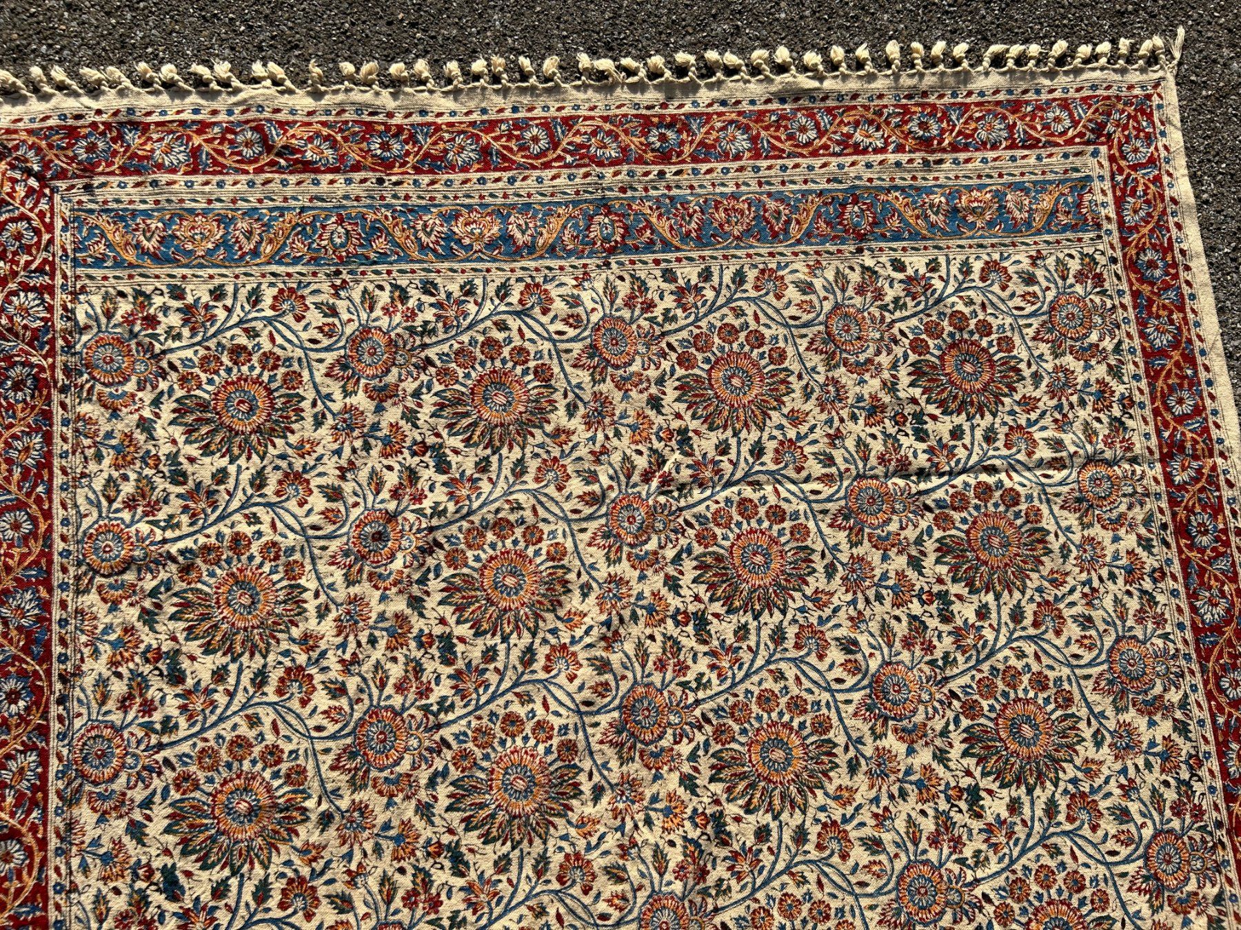 Coperte: Antikes persisches Susani-Textil mit Blumenmuster – Usato da Steinhausen venduto da Super05 7