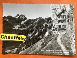 Ältere Ansichtskarte Berggasthaus Aescher-Wildkirchli.