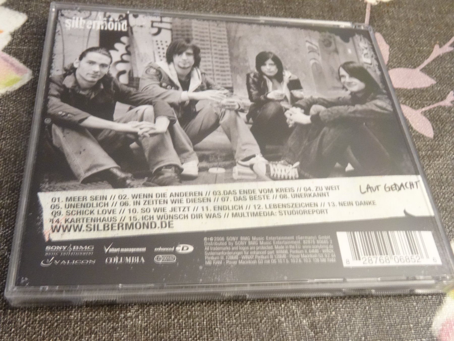 CDs: Silbermond -  Laut gedacht CD – Gebraucht aus Olten von Disc-Ausverkauf 1