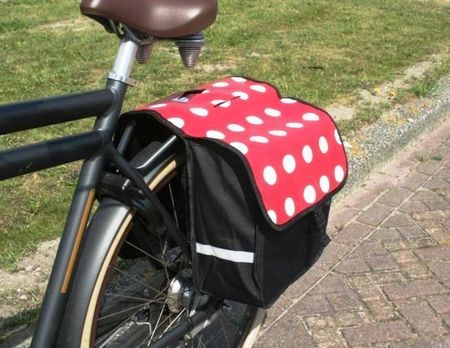 Velo-Doppel-Gepäcktasche /32Liter/Punkte