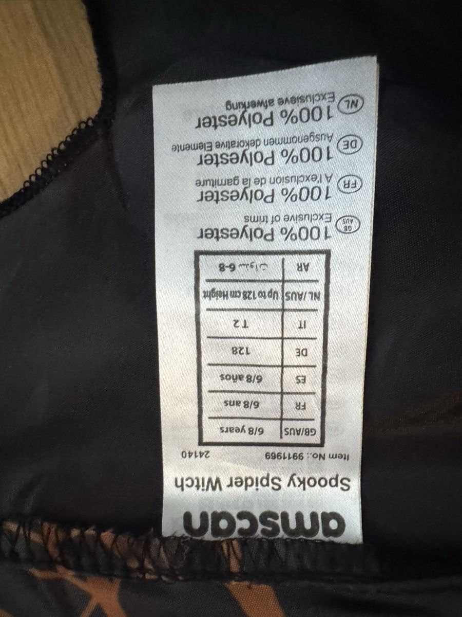Costumi: Spooky Spider Witch Kostüm – Usato da Urdorf venduto da Danii86 1