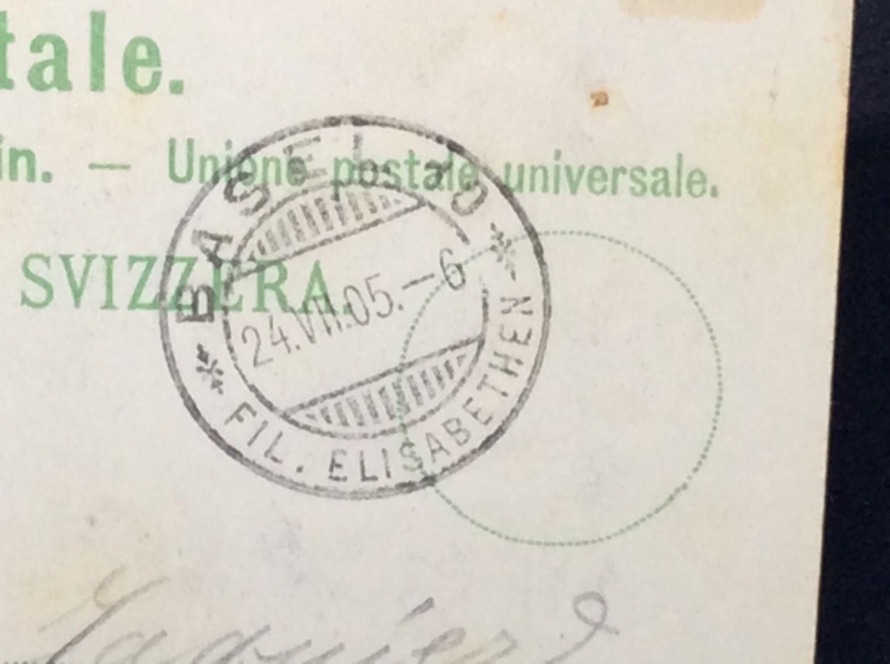 Cartoline postali: Basel, St. Jakobsdenkmal – Usato da Widnau venduto da Brusi9 2