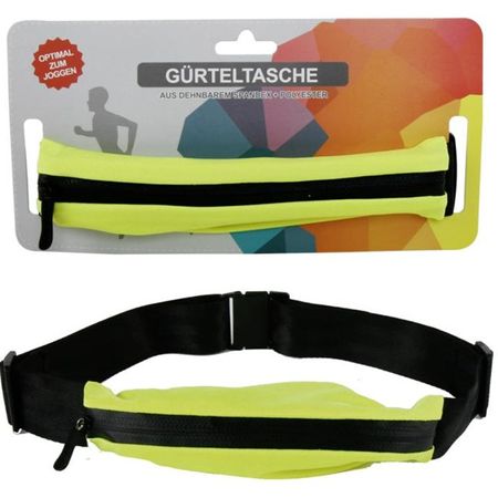 Gürteltasche gelb - optimal zum Joggen