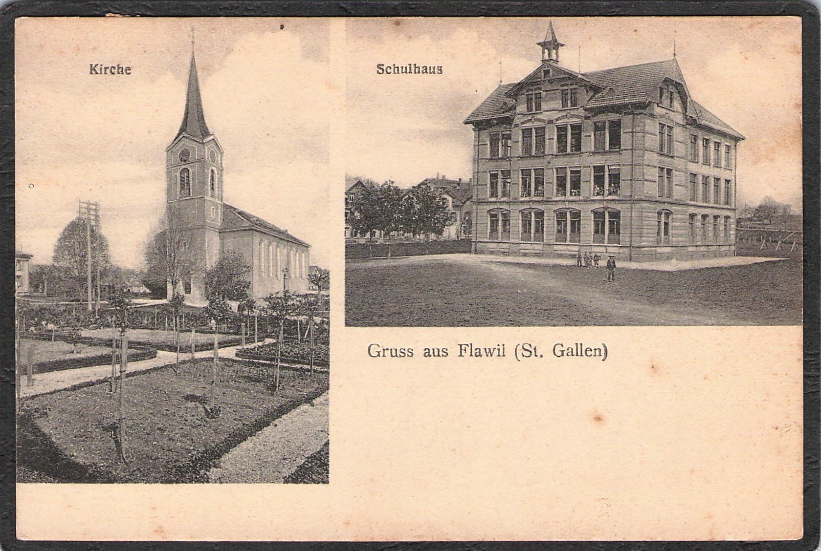 Cartoline postali: #Gruss aus Flawil , gel. 1909 – Usato da Reichenburg venduto da Pipo-67