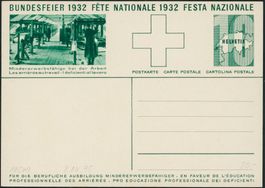 1932 - Pro Patria - Bundesfeierkarte - ungebraucht *