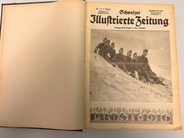 Schweizer Illustrierten Zeitung Jahr alle Exemplare aus 1916