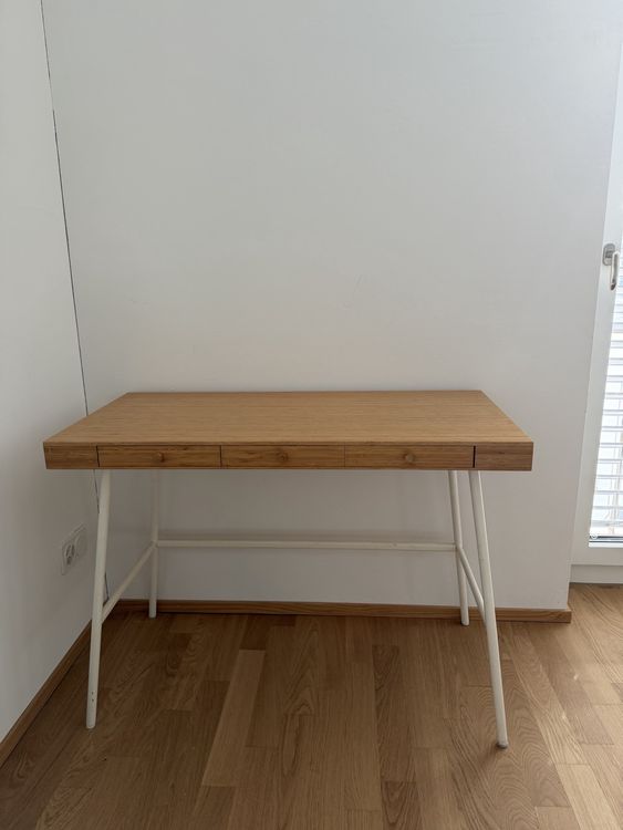 IKEA LILLSEN Schreibtisch Bambus, 102x49cm - Top Zustand! (Gebraucht) in  Zrich fr CHF 60  nur Abholung auf Ricardo kaufen