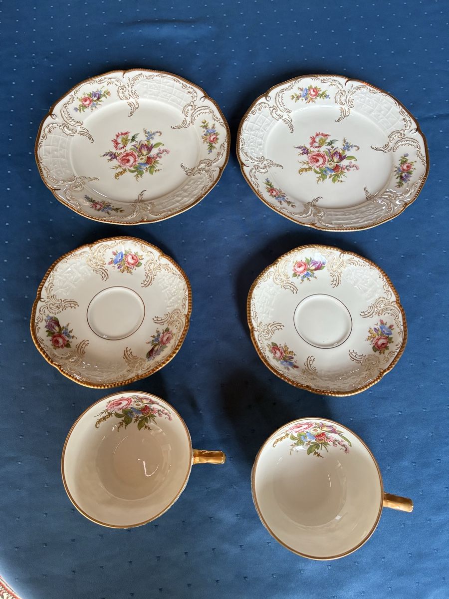Rosenthal Tazze: Rosenthal 2 Tee-/Kaffeegedecke Diplomat – Usato da Dornach venduto da Rosengarten 1