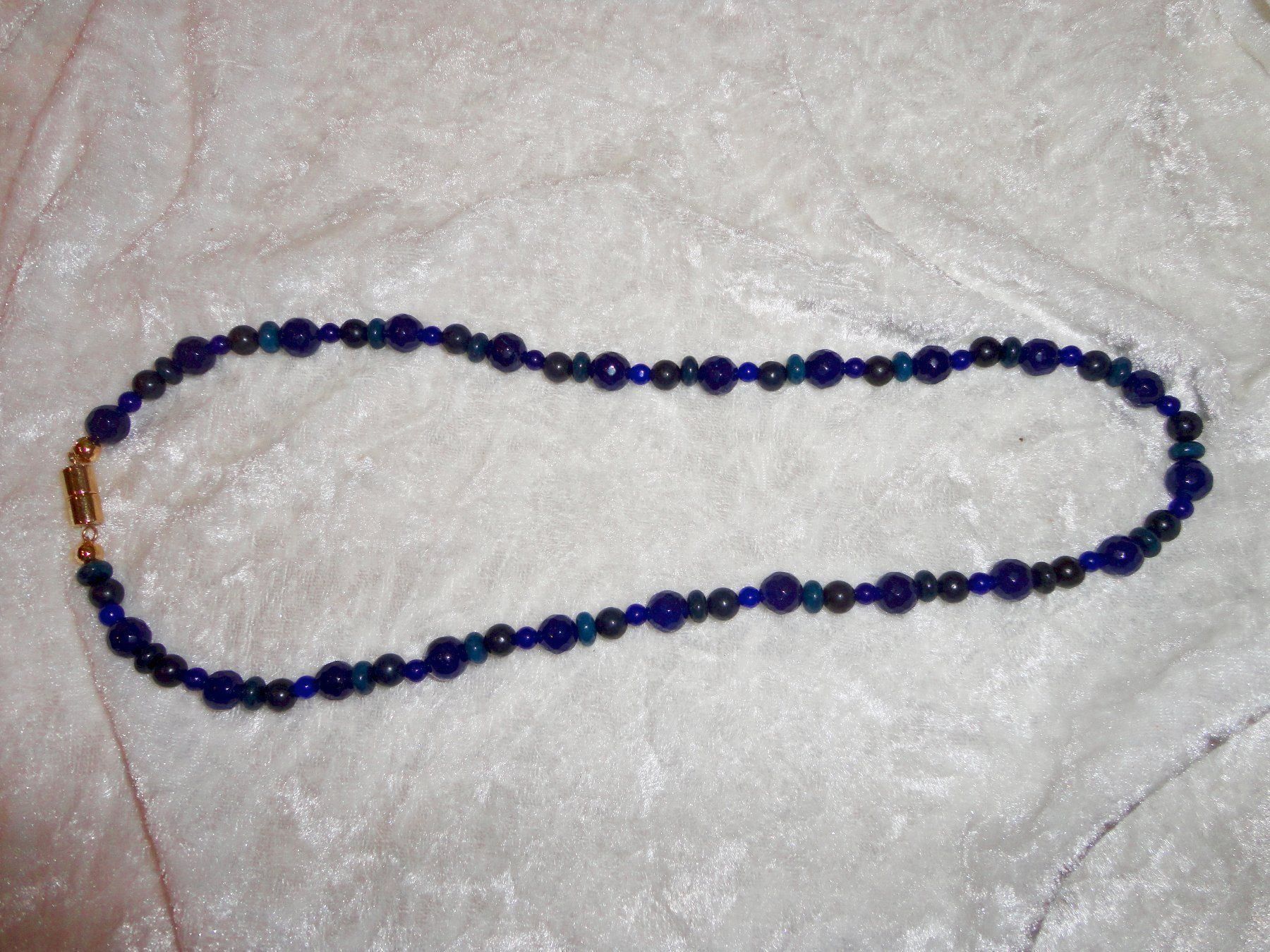 Ketten: Halskette - Saphir Nachahmung – Neu (gemäss Beschreibung) aus Biberist von tl-schmuck 4
