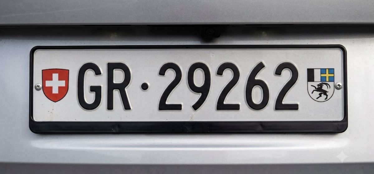 Insegne: Graubünden Nummerschild GR29262 – Usato da St. Moritz venduto da sop_s6ct