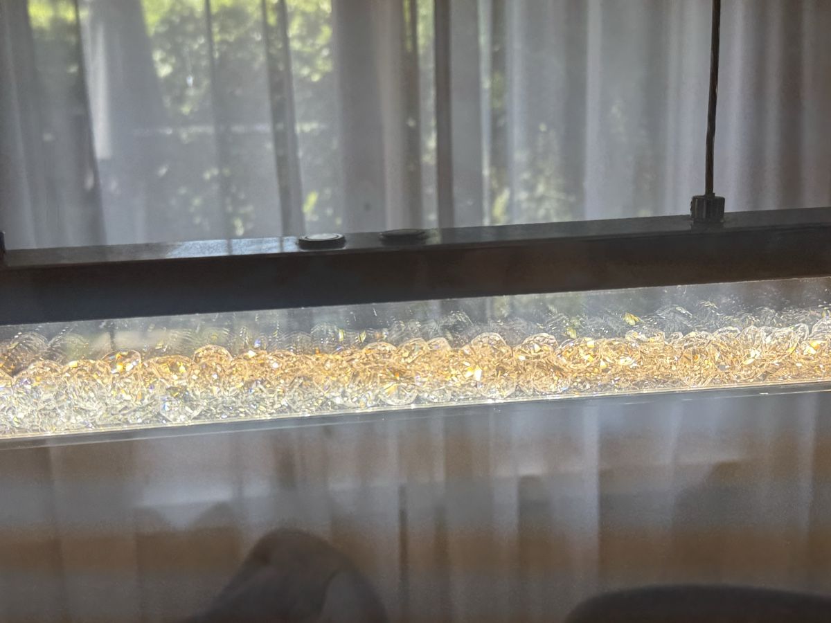 Pfister Kronleuchter & Deckenlampen: Hängeleuchte Kristall Modern Silber 100cm  – Gebraucht aus Schwerzenbach von Cdl 2