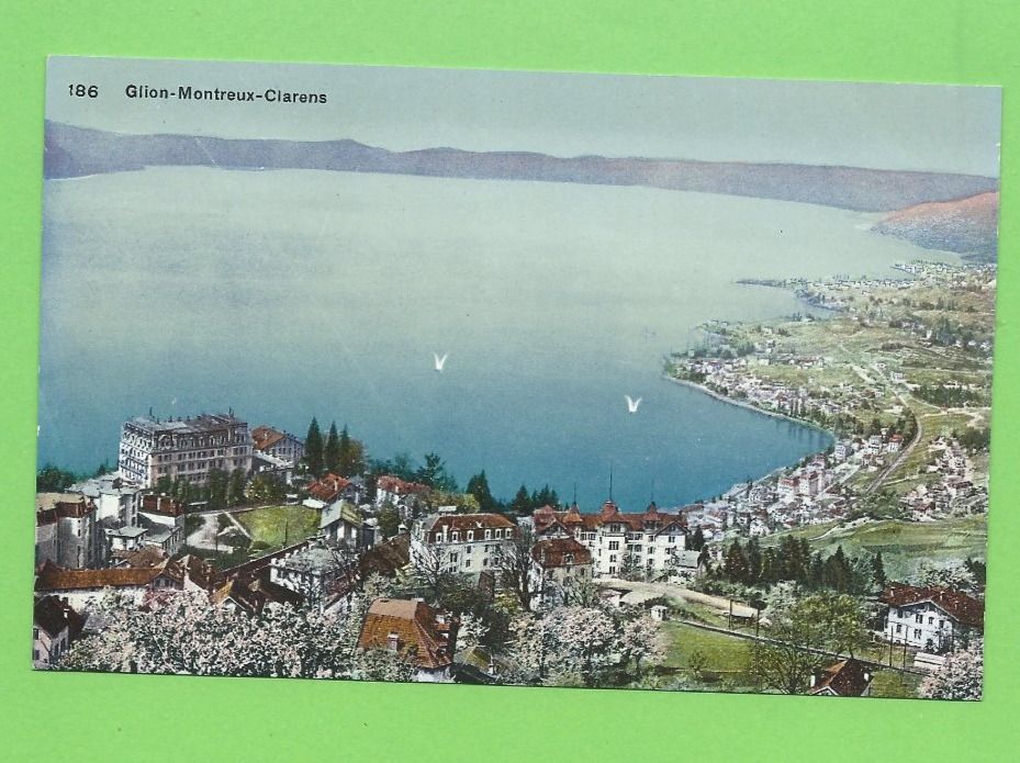 Cartoline postali: Glion, Monteux-Clarens – Usato da Zürich venduto da t24_de