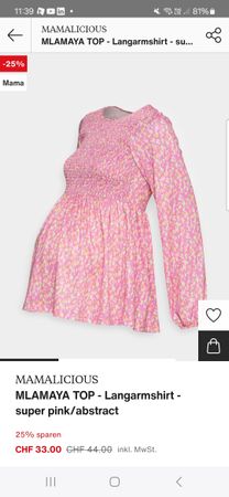 Umstands Shirt Langarm