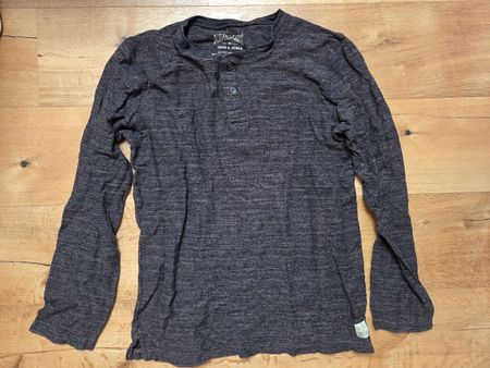 braunes Jack & Jones Vintage T-Shirt, Gr. M, Langarmshirt