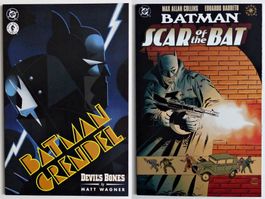 BATMAN GRENDEL #1 + SCAR OF THE BAT PRESTIGE GRAPHIC NOVEL‪