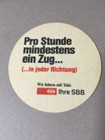 Bierdeckel SBB Spruch
