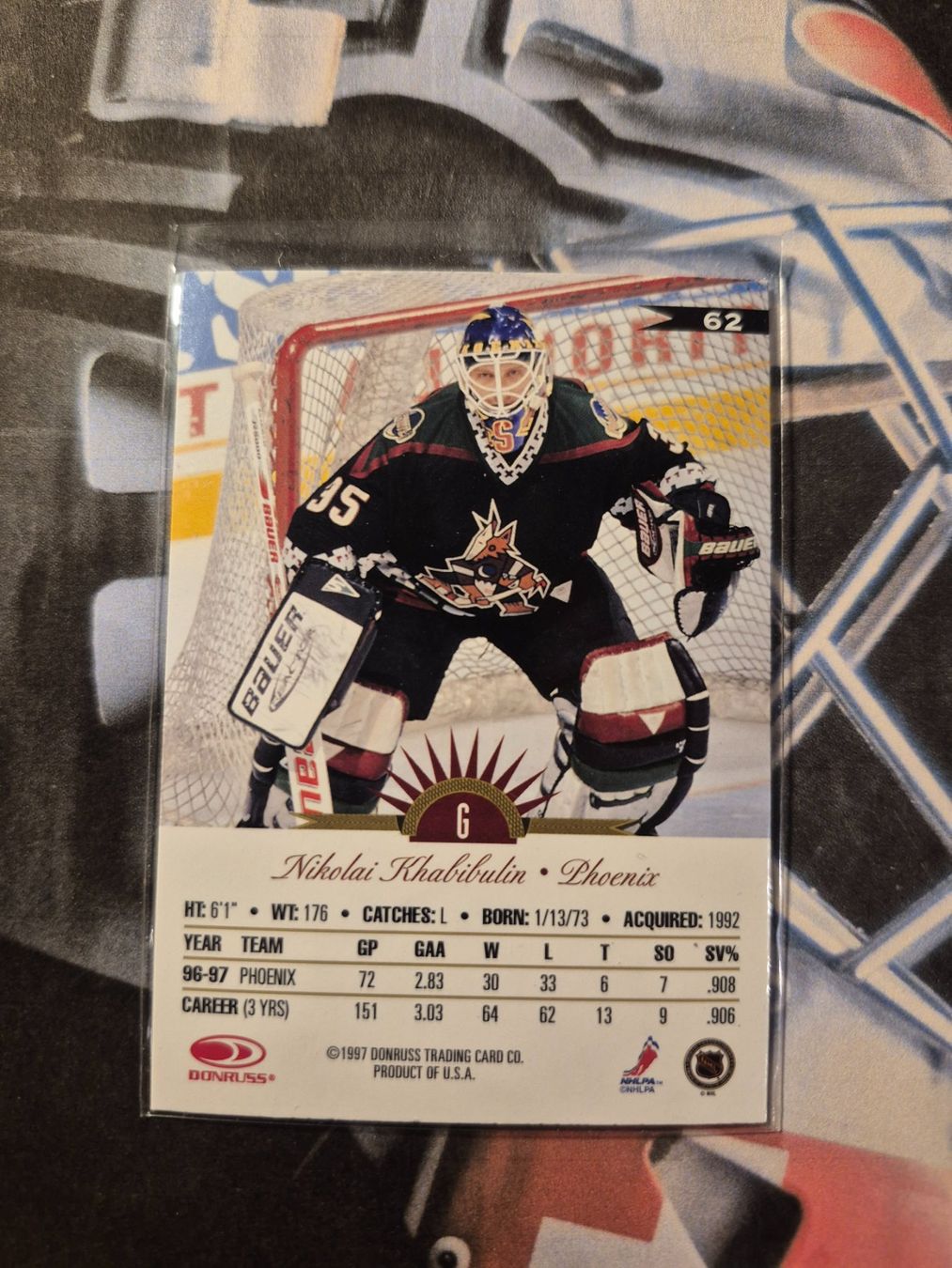 NHL Sammelbilder & Trading cards: NHL Nikolai Khabibulin Phoenix – Gebraucht aus Treiten von Sauber73 1