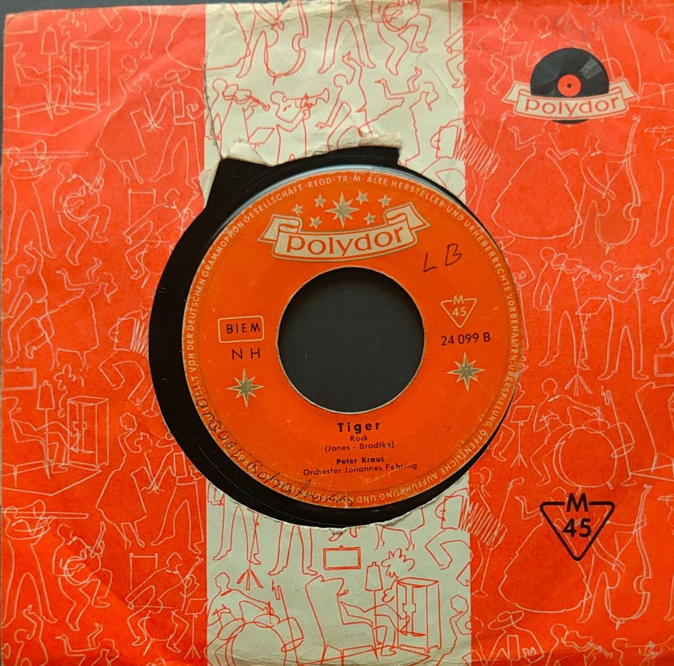 Vinyles: Vinyl Single Peter Kraus - Tiger – D'occasion à Langenthal par Modo39