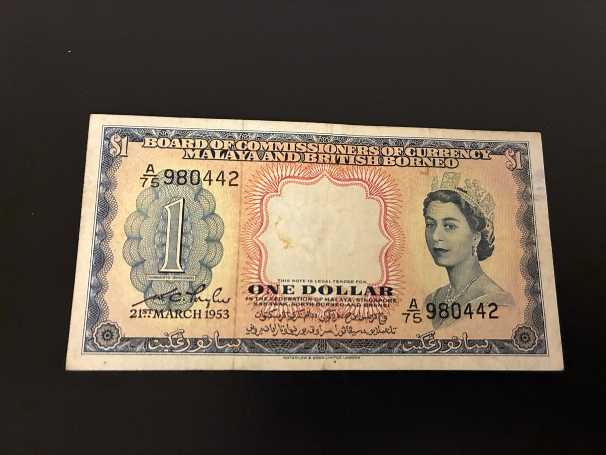 Banconote: 1 Dollar 1953 – Usato da Dällikon venduto da Woldbanknoten