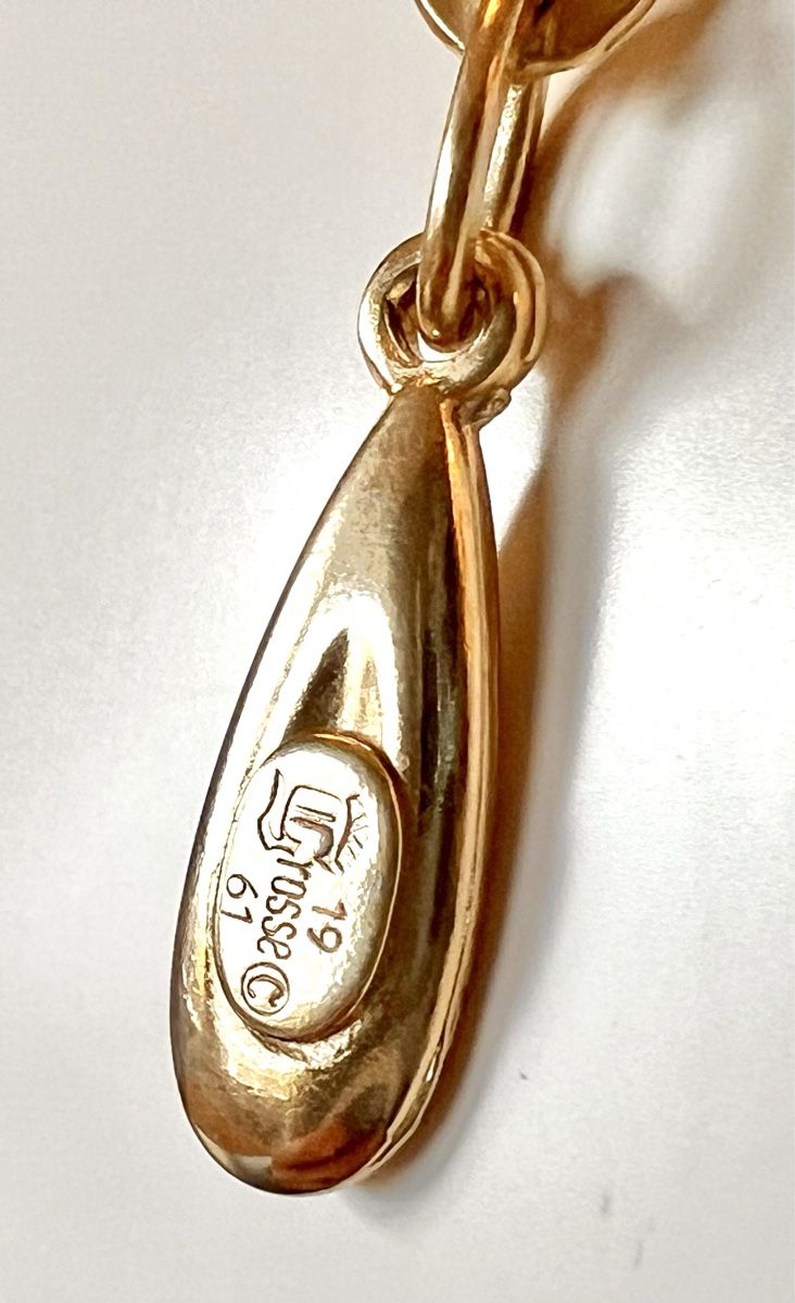 Catenine: Rare collier Grosse - Germany pendentif rareté plaqué or – Nuovo (secondo la descrizione) da Nyon venduto da stylevintage79 3