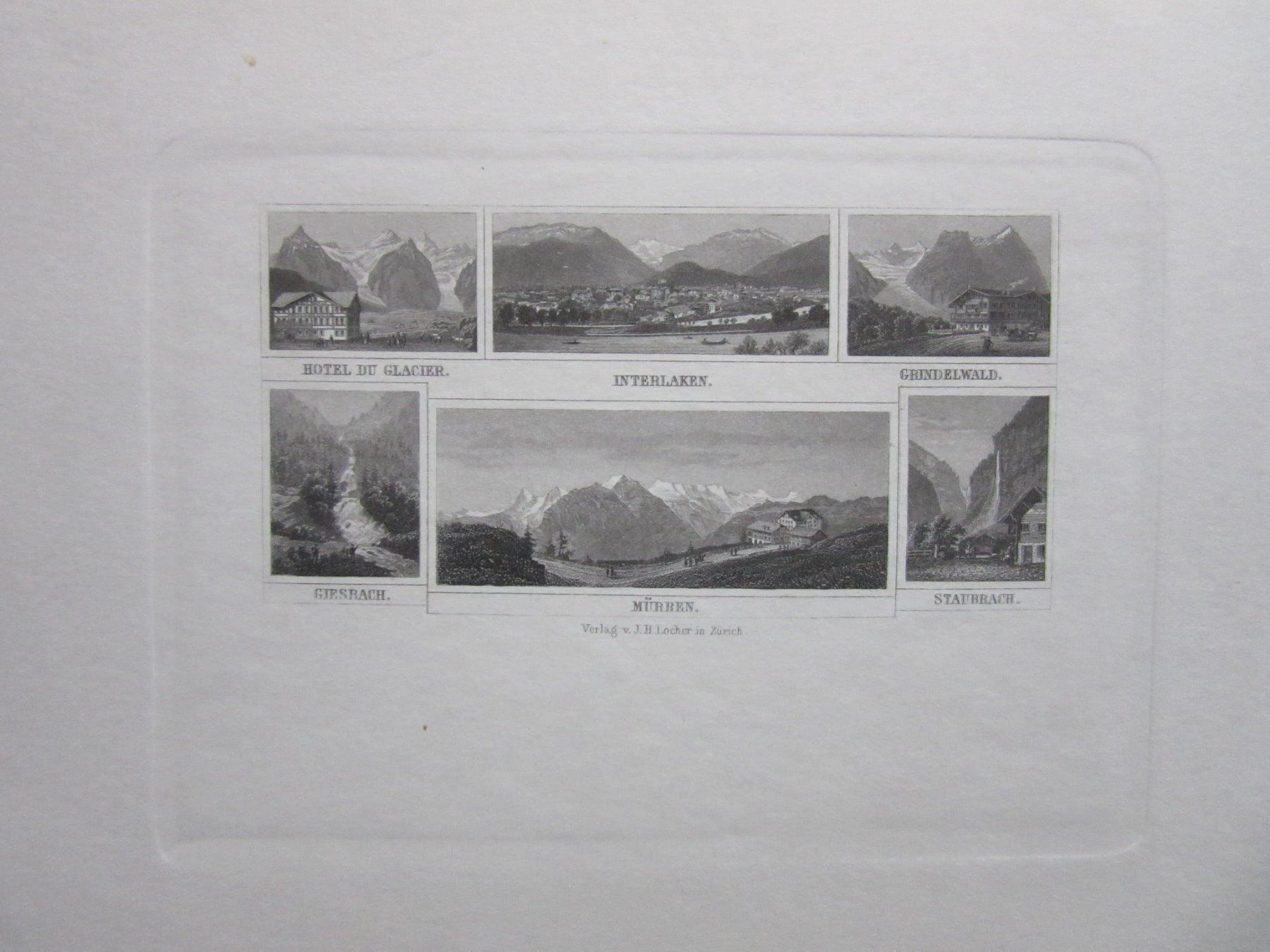 Stiche: INTERLAKEN  STAHLSTICH – Gebraucht aus Gersau von grafik-kunst 1