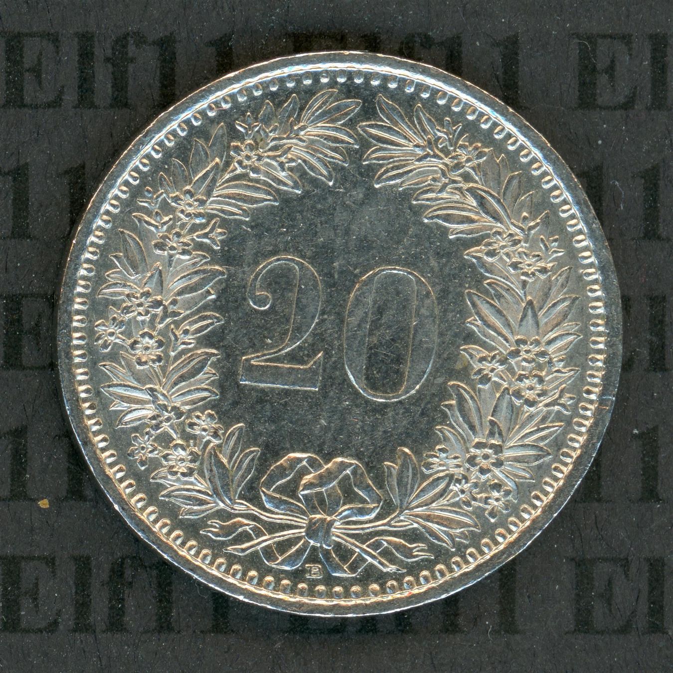 Tutti le monete: CHF___0.20 2001 vz+ 20 Rappen – Usato da Widnau venduto da Elf11 1