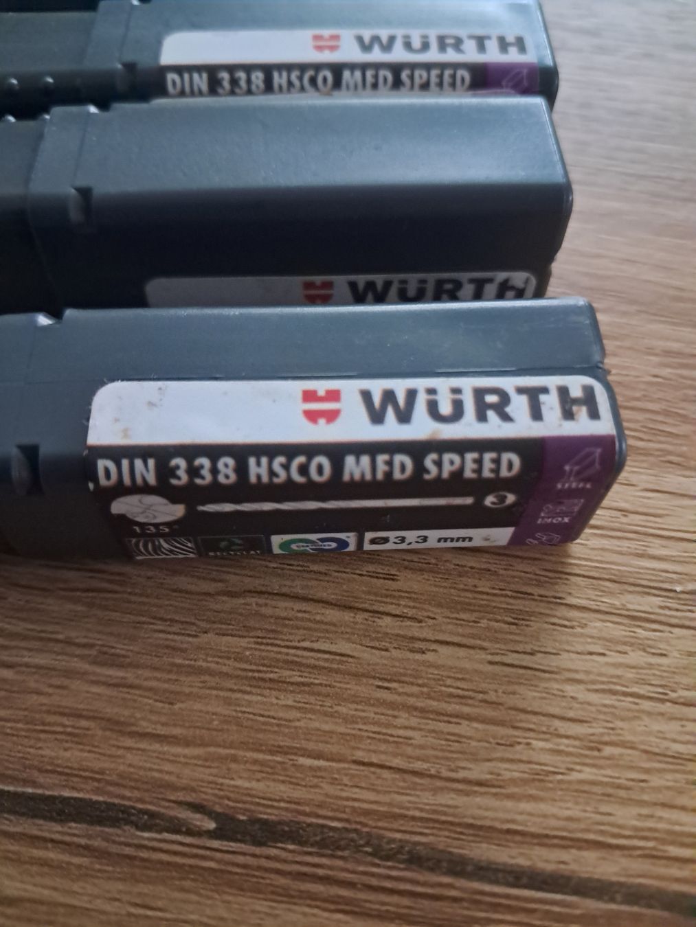 Würth Tutti gli attrezzi: 90stk Bohrer NEU DIN 338 HSCO MFD SPEED – Nuovo (secondo la descrizione) da Einsiedeln venduto da Biberchrouser76 1