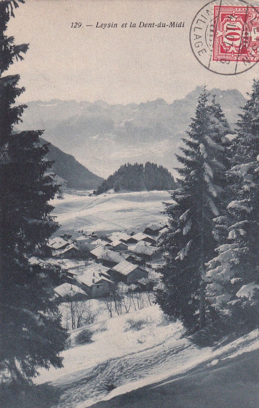 Cartoline postali: Leysin et la Dent du Midi 1907 – Usato da Cormoret venduto da Pascalll2001