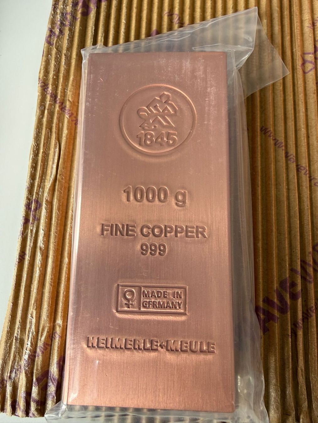 Metalli preziosi: FINE COPPER – Usato da Basel venduto da hel_7ff6