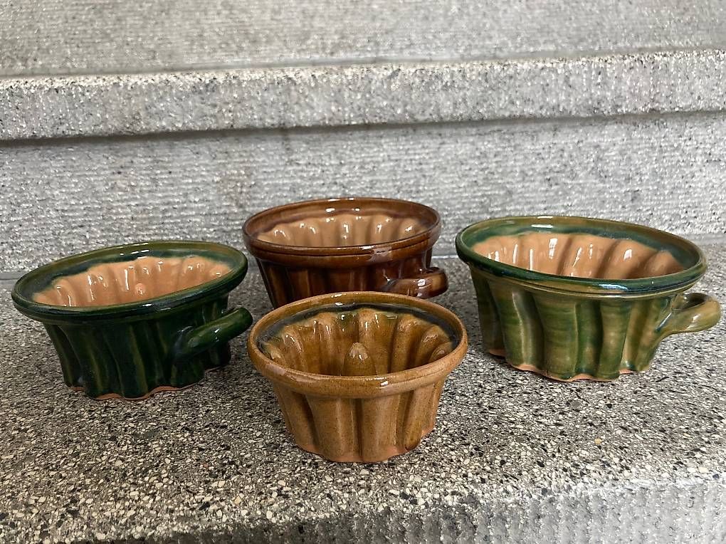 Teglie da forno: KUCHEN-/AUFLAUFFORMEN 4X VINTAGE – Usato da Zürich venduto da Bobesch73