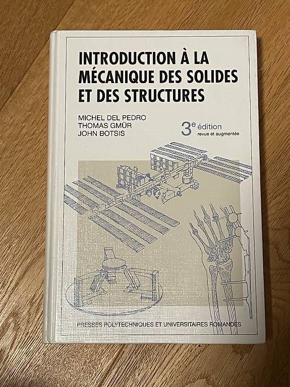 Libri: Introduction à la Mécanique des Solides et des Structures – Usato da Murten venduto da dhade
