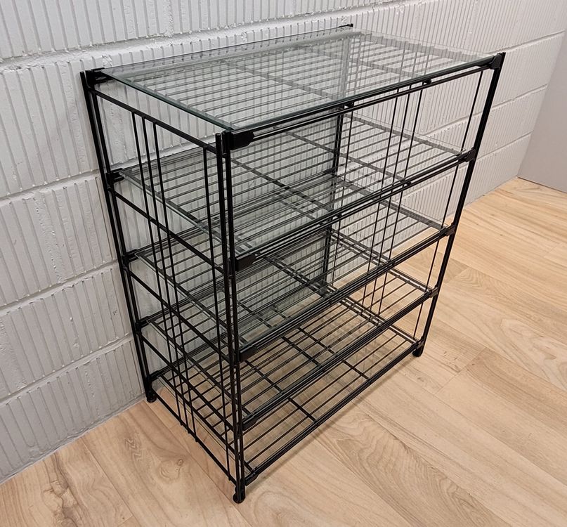 BALTON Black Regal Module. Sideboard Gitterregal-Glas Möbel | Kaufen ...