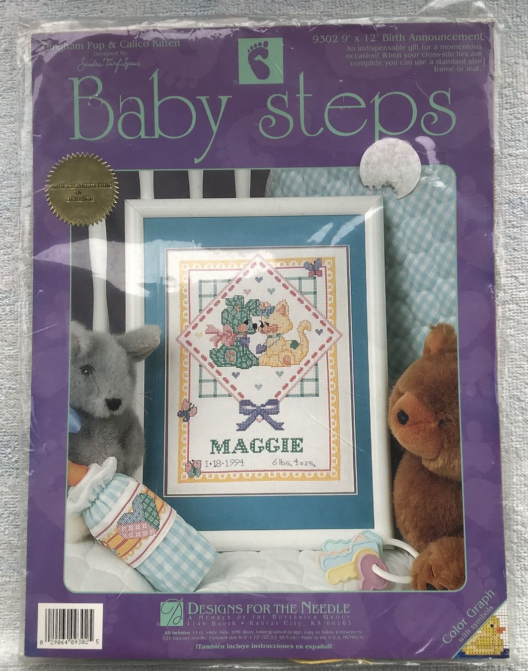 Cerchi da ricamo: STICKEN BABY STEPS – Nuovo e nell'imballaggio originale da Ostermundigen venduto da wini63