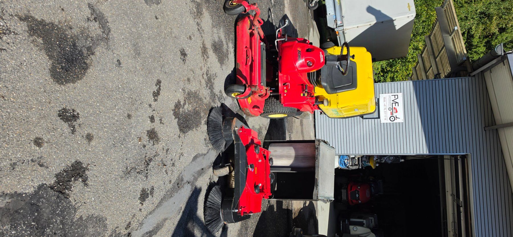 Tagliaerba: Rasentraktor mit Kehrmaschine – Usato da Rain venduto da Fafan069 7