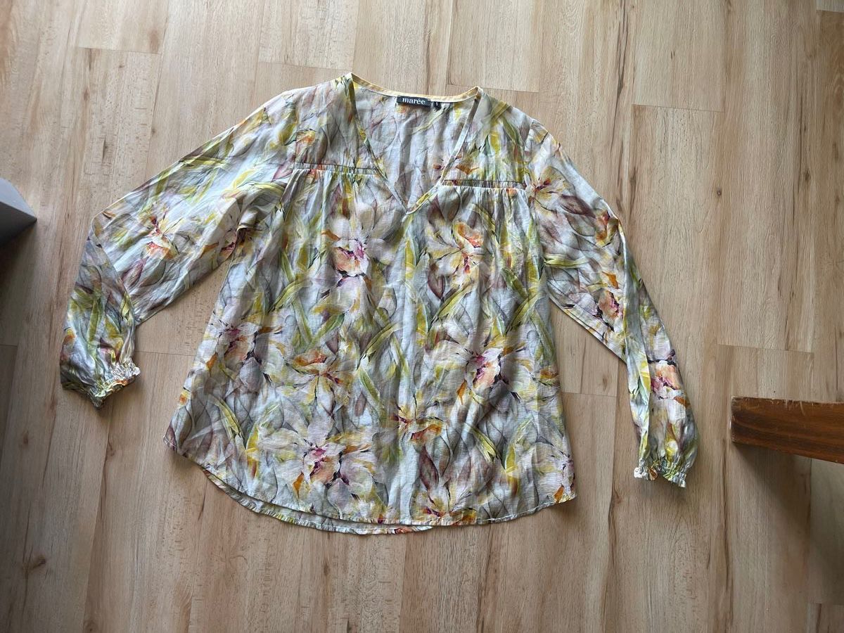 Tuniche: Chemisier marée floral  S viscose polyester  neuve – Nuovo (secondo la descrizione) da Kloten venduto da Vermicelles 6