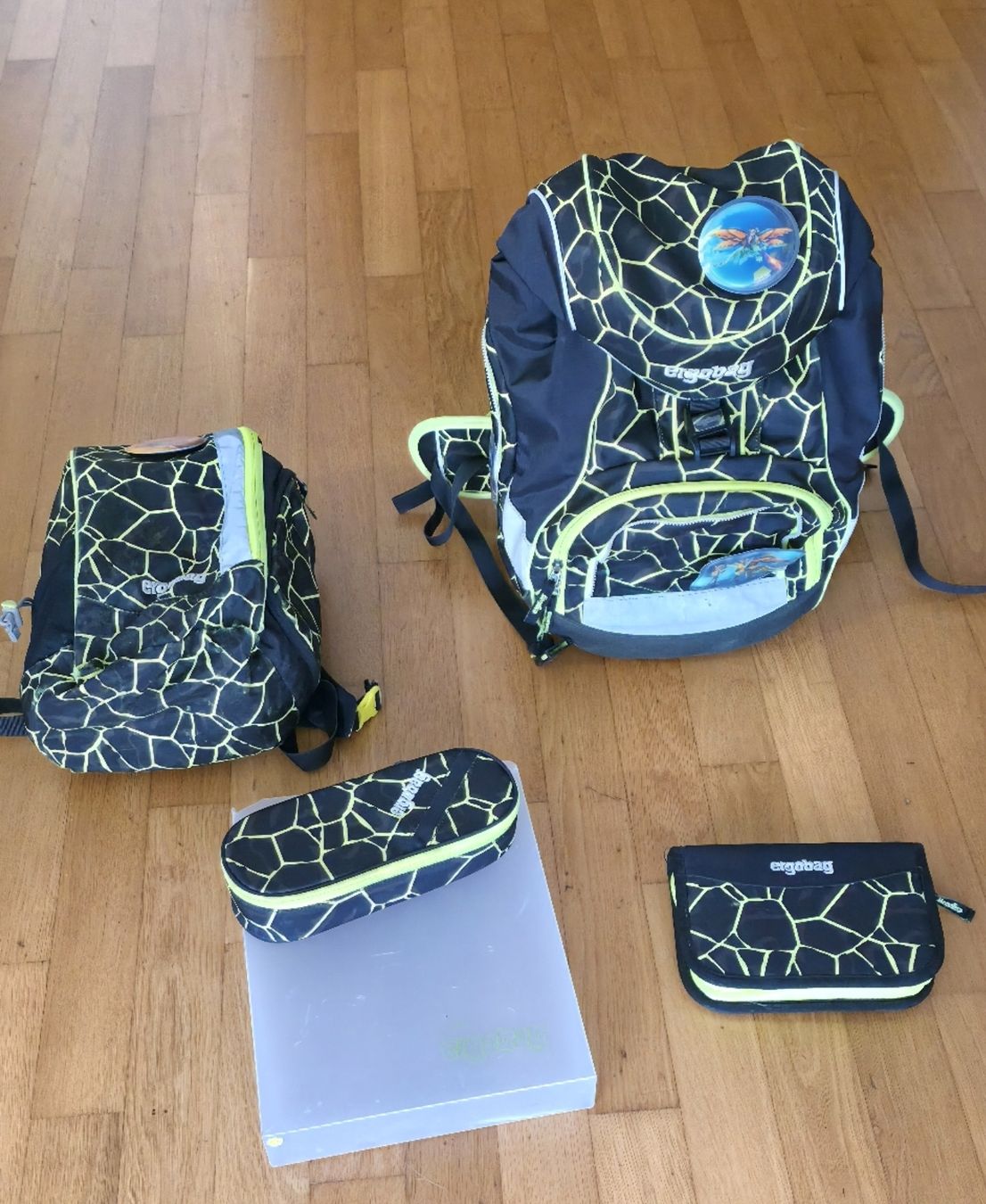 Ergobag Borse & Zaini: ERGOBAG Schultaschen-Set 6-tlg. LUMI Edition – Usato da Weinfelden venduto da Mihai_Alexandru 3