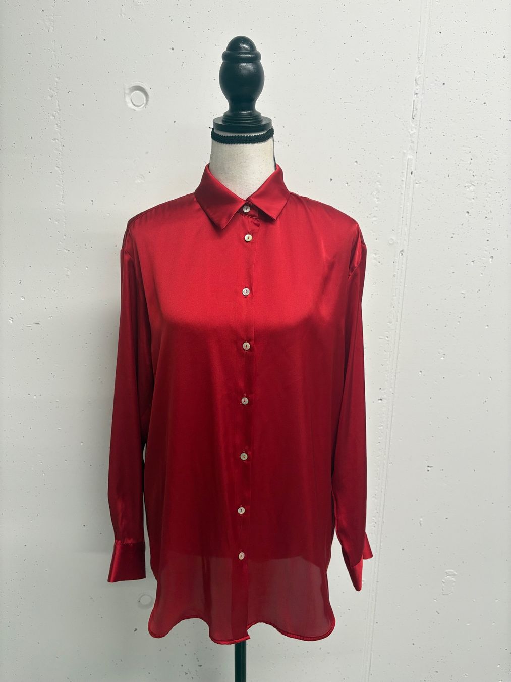 Zara Camicette: Zara Satinbluse Gr. S rot Bluse – Nuovo (secondo la descrizione) da Regensdorf venduto da sec_l5cr
