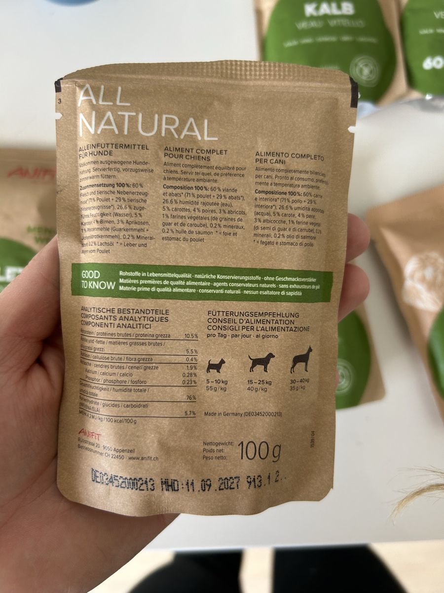 Mangimi: Anifit Nassfutter: Rind, Kalb, Poulet – Nuovo e nell'imballaggio originale da Trin venduto da lovelybubble 1