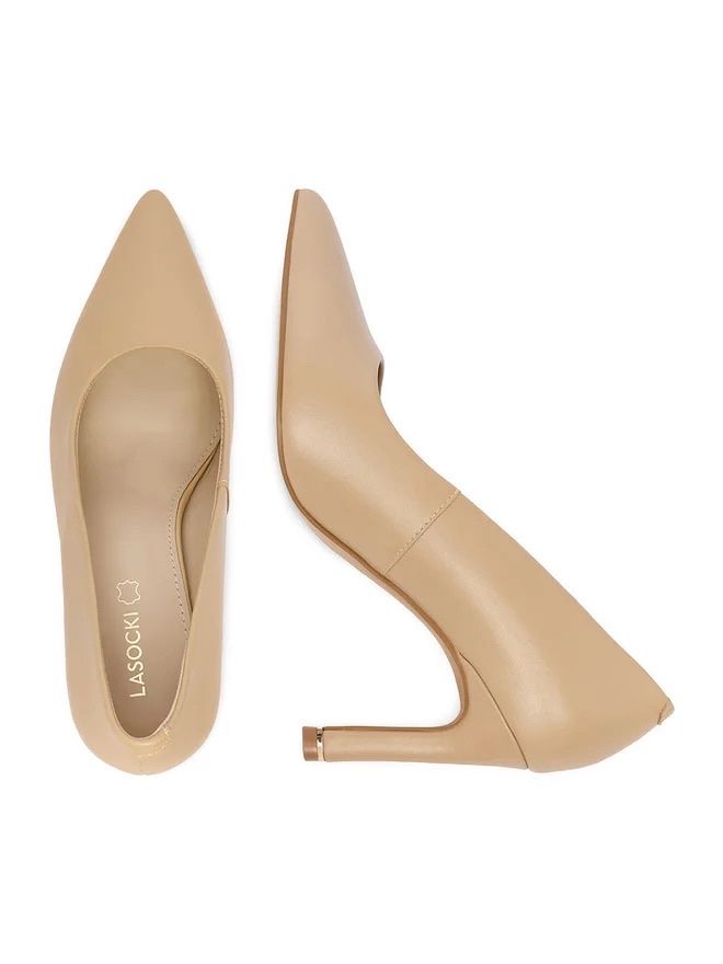Scarpe da donna: Lasocki Echtleder Pumps Beige, Gr. 39 – Usato da Honau venduto da salverella 2
