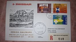 Swissair Zürich - Salzburg 01.11.1977