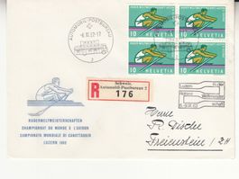 Sonderstempel A. 915 Ruderweltmeisterschaft Luzern 1962
