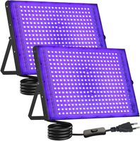 Schwarzlicht Strahler 300W 2 Stück LED Schwarzlichtlampe