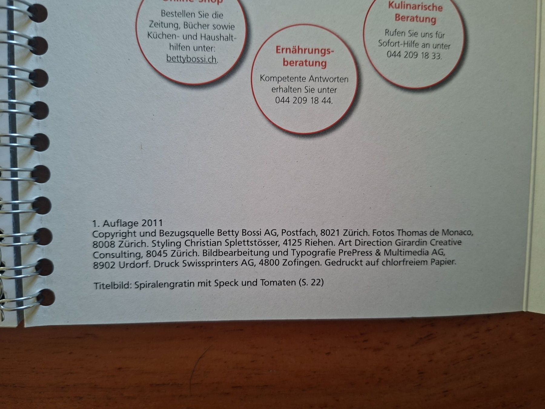 Libri: Betty Bossi; Gratins &... – Usato da Boniswil venduto da Totomat-Lady2 3