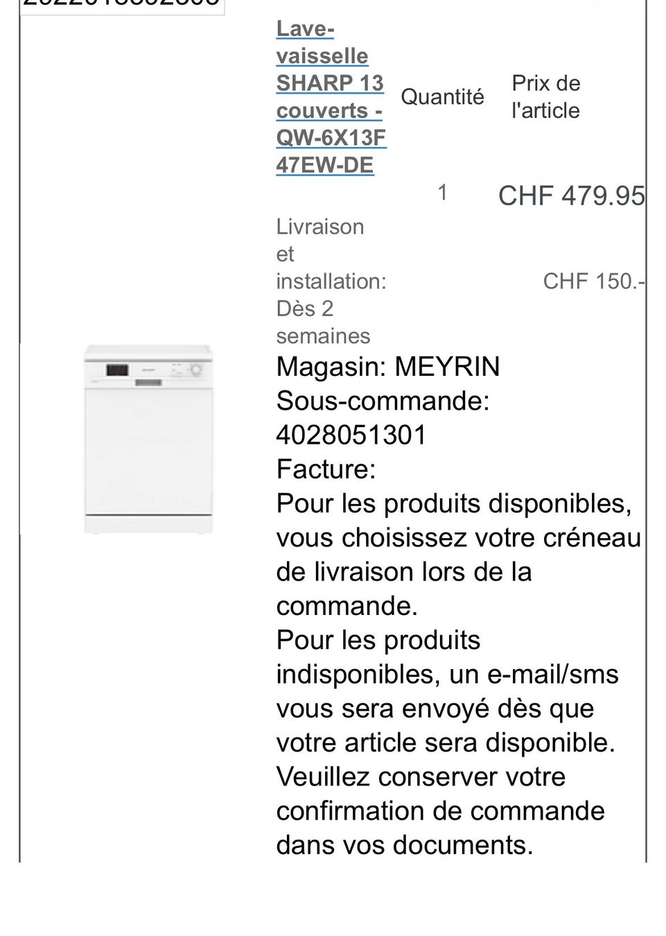 Kühlschrank: Fridge + Dishwasher – Gebraucht aus Genève von ang_5v9z 1